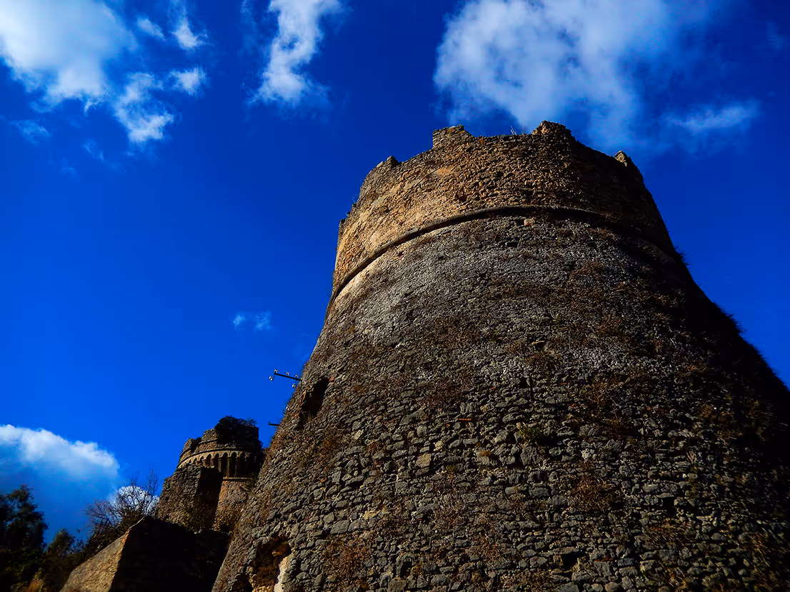 View of Castle of Belvedere Marittimo.
