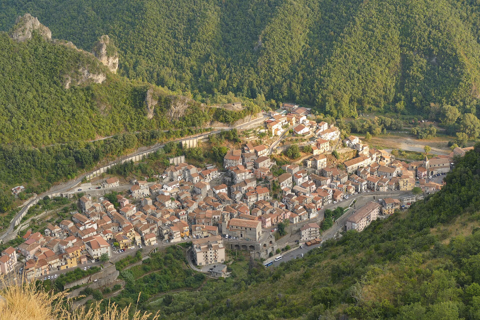 View of Orsomarso.