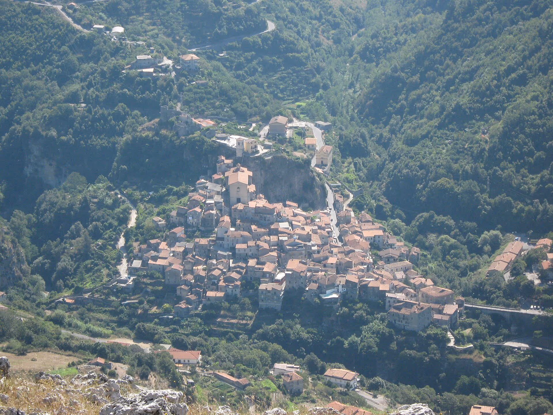 View of Papasidero.